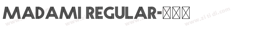 Madami Regular字体转换